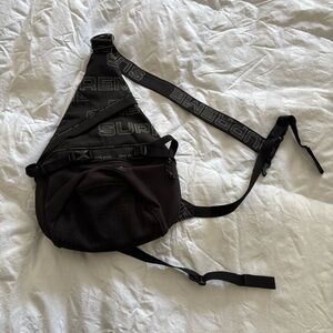 Supreme Sling Bag / Crossbody Backpack – Black - Item 316